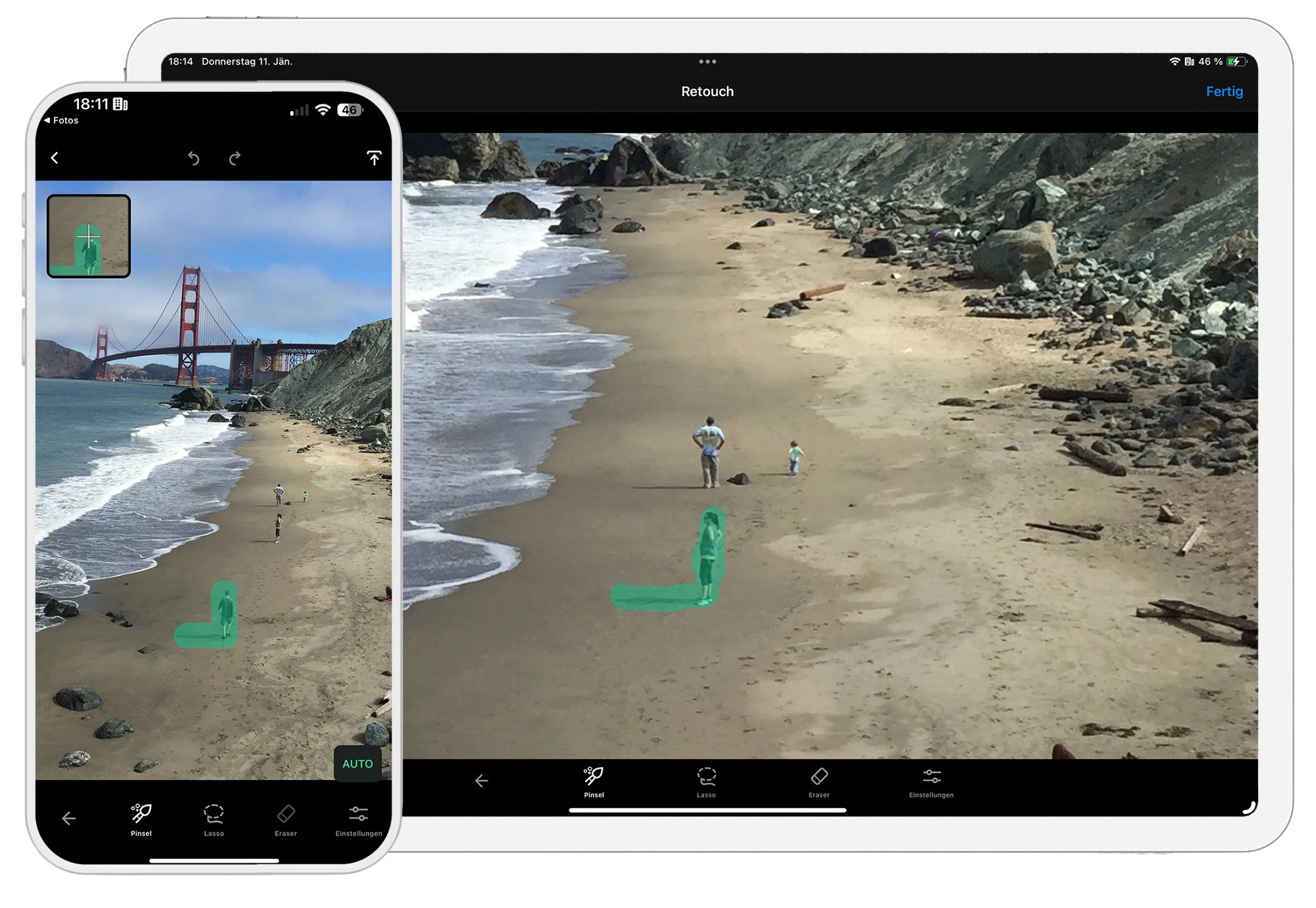 TouchRetouch on iPad and iPhone