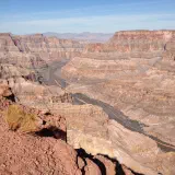 Panoramic canyon view with Colorado River