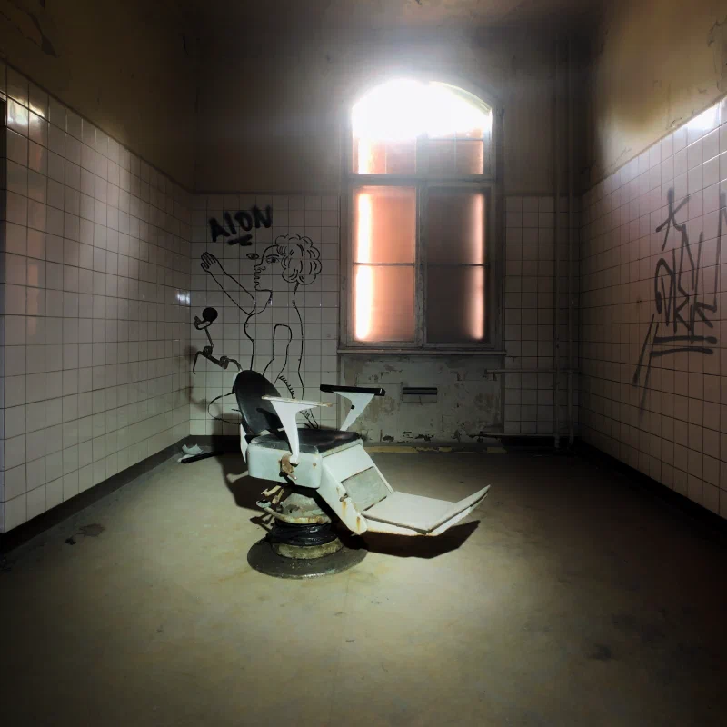 Old Dentist Chair at the Beelitz Hospital.
