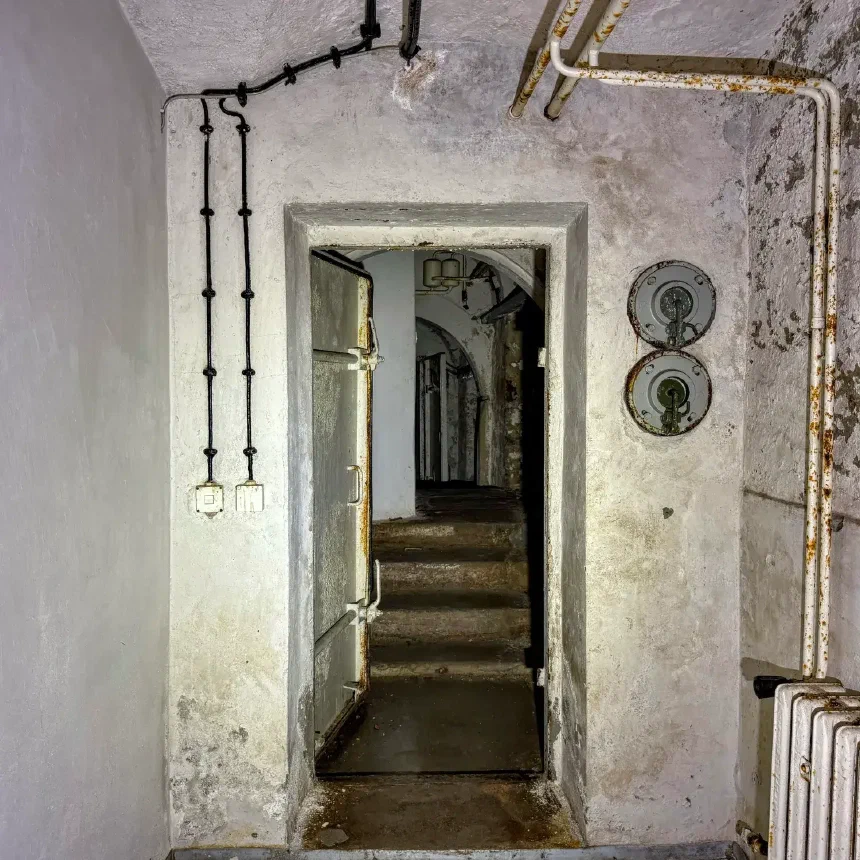 Bunker Entrance at the Palace of Crossen