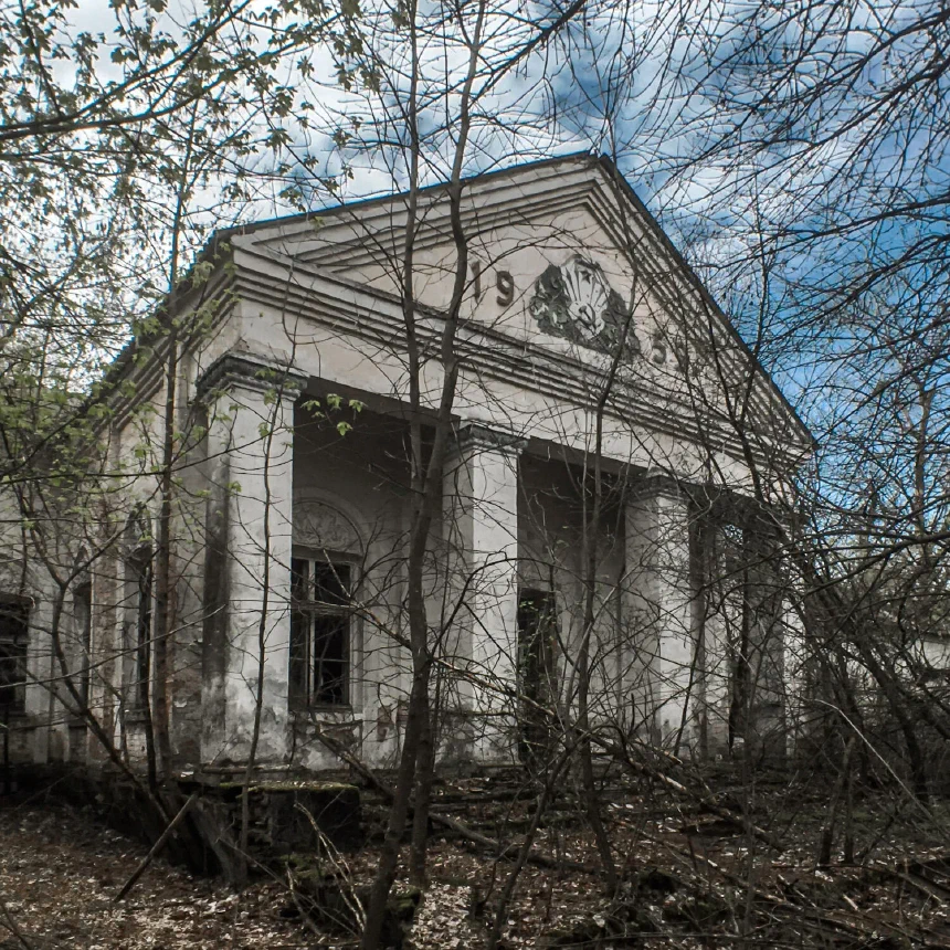 Abandoned Palace of Culture in Zalyssia