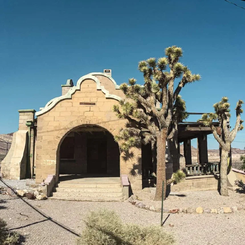 Railroad Depot in Rhyolite, Nevada