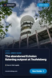 The abandoned Echolon listening outpost at Teufelsberg Pinterest Pin Preview