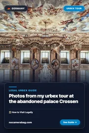 Photos from My Urbex Tour at the Abandoned Palace Crossen Pinterest Pin Preview