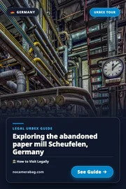 Exploring the abandoned paper mill Scheufelen, Germany Pinterest Pin Preview