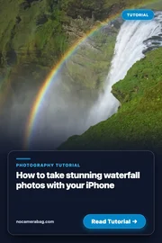 How to take stunning waterfall photos with your iPhone Pinterest Pin Preview