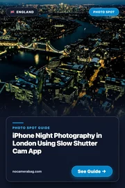 iPhone Night Photography in London Using Slow Shutter Cam App Pinterest Pin Preview