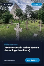 7 Photo Spots in Tallinn, Estonia (Including a Lost Place) Pinterest Pin Preview