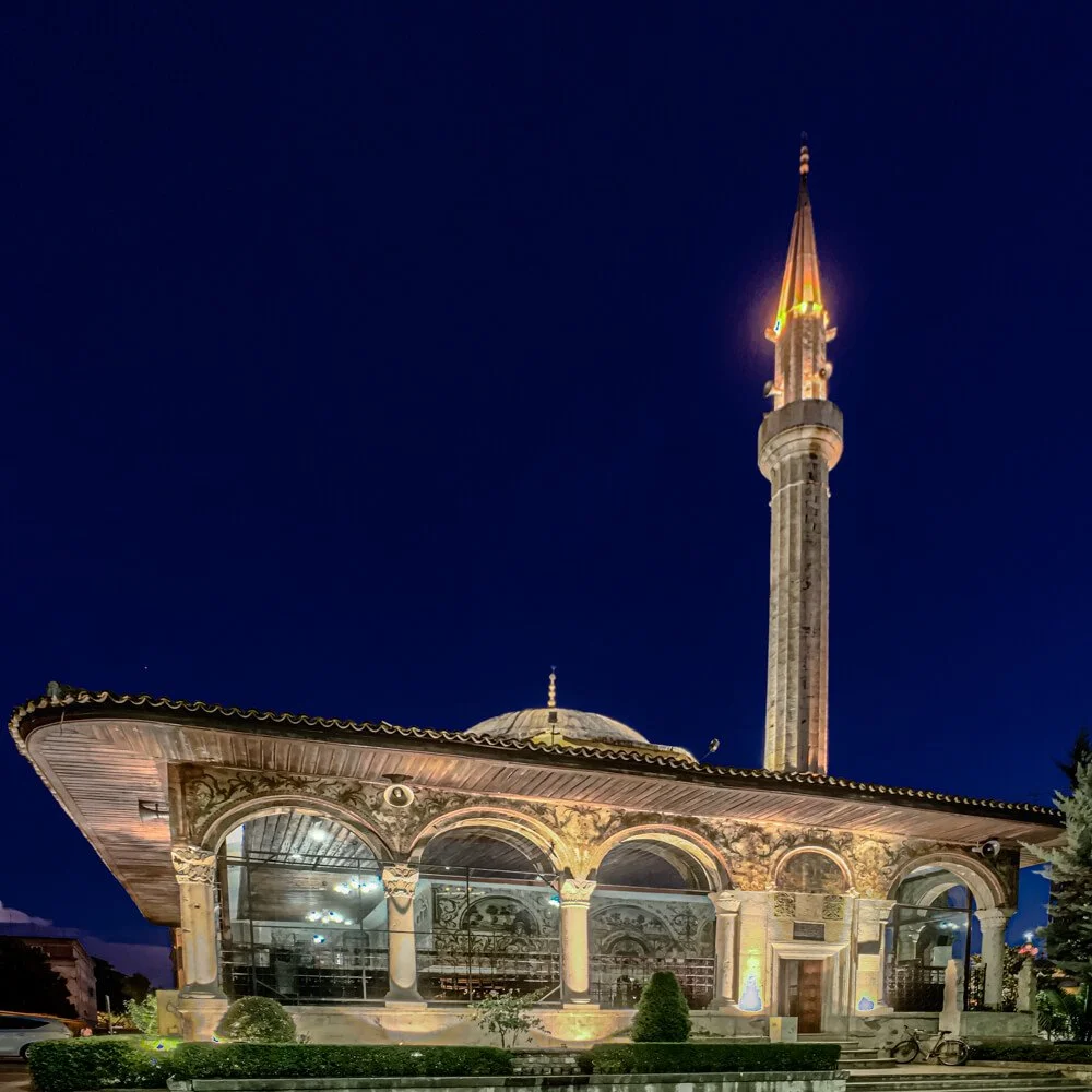 The Mosque, Tirana, Albania. Shot on iPhone 6s Plus. Check my blog post to find photo spots in Tirana, Albania.
