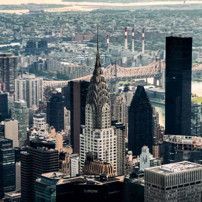 Chrysler Building in New York, shot on iPhone using Moment Telephoto Lens