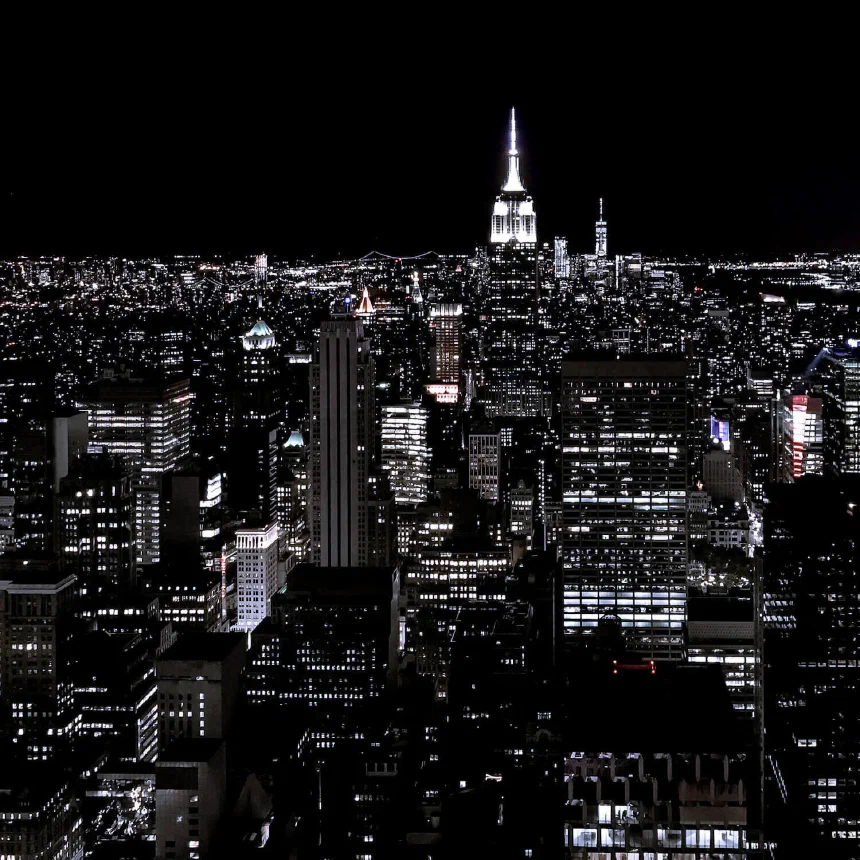 New York Skyline shot on iPhone 7 Plus using ProCamera Low Light Mode