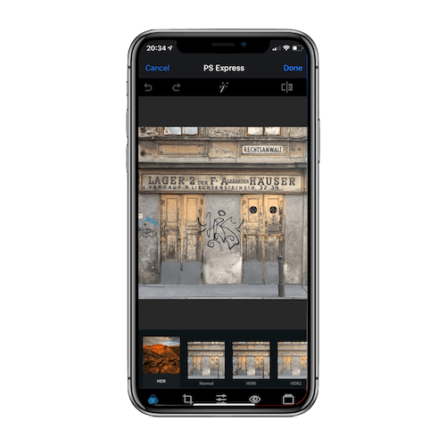 Adobe Photoshop Express - a powerful iPhone photo editor. A review