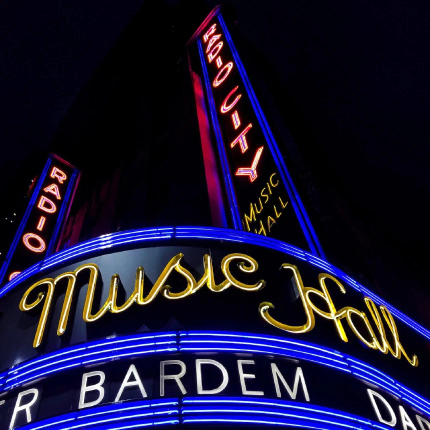 Radio City Music Hall in New York shot on iPhone 7 Plus using ProCamera Night Mode