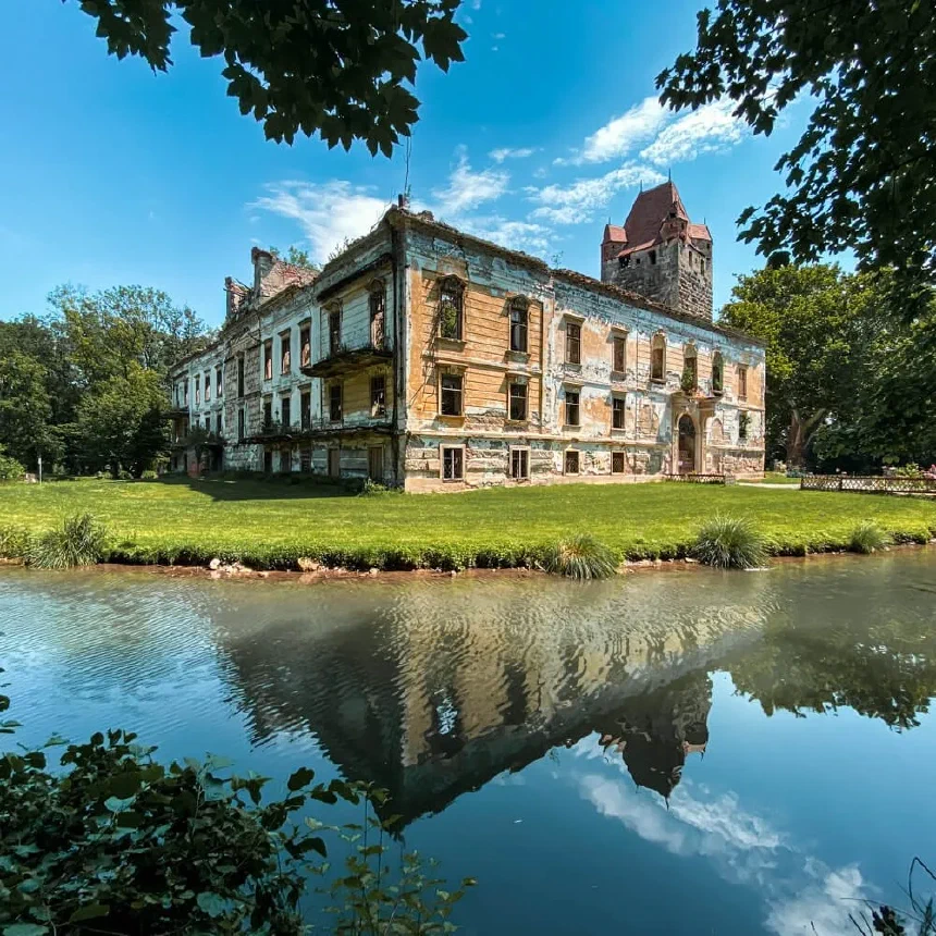Castle Pottendorf is a beautiful abandoned castle in Lower Austria