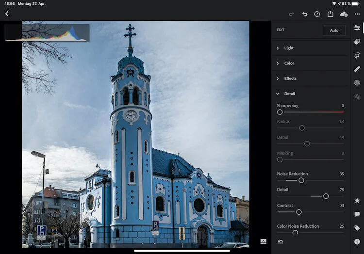 Final Photo with noise reduction applied