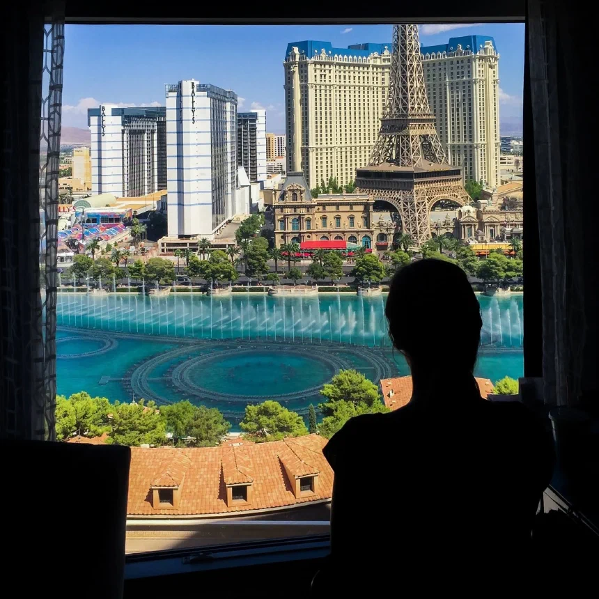 Example of the framing technique in photography